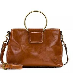 Patricia Nash Empoli Satchel- Tan/ Gold